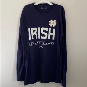 Men’s Notre Dame Under Armour Long Sleeve